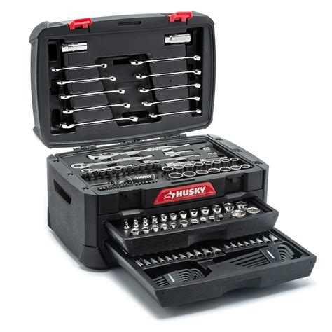 husky steel tool box set|husky complete mechanics tool set.